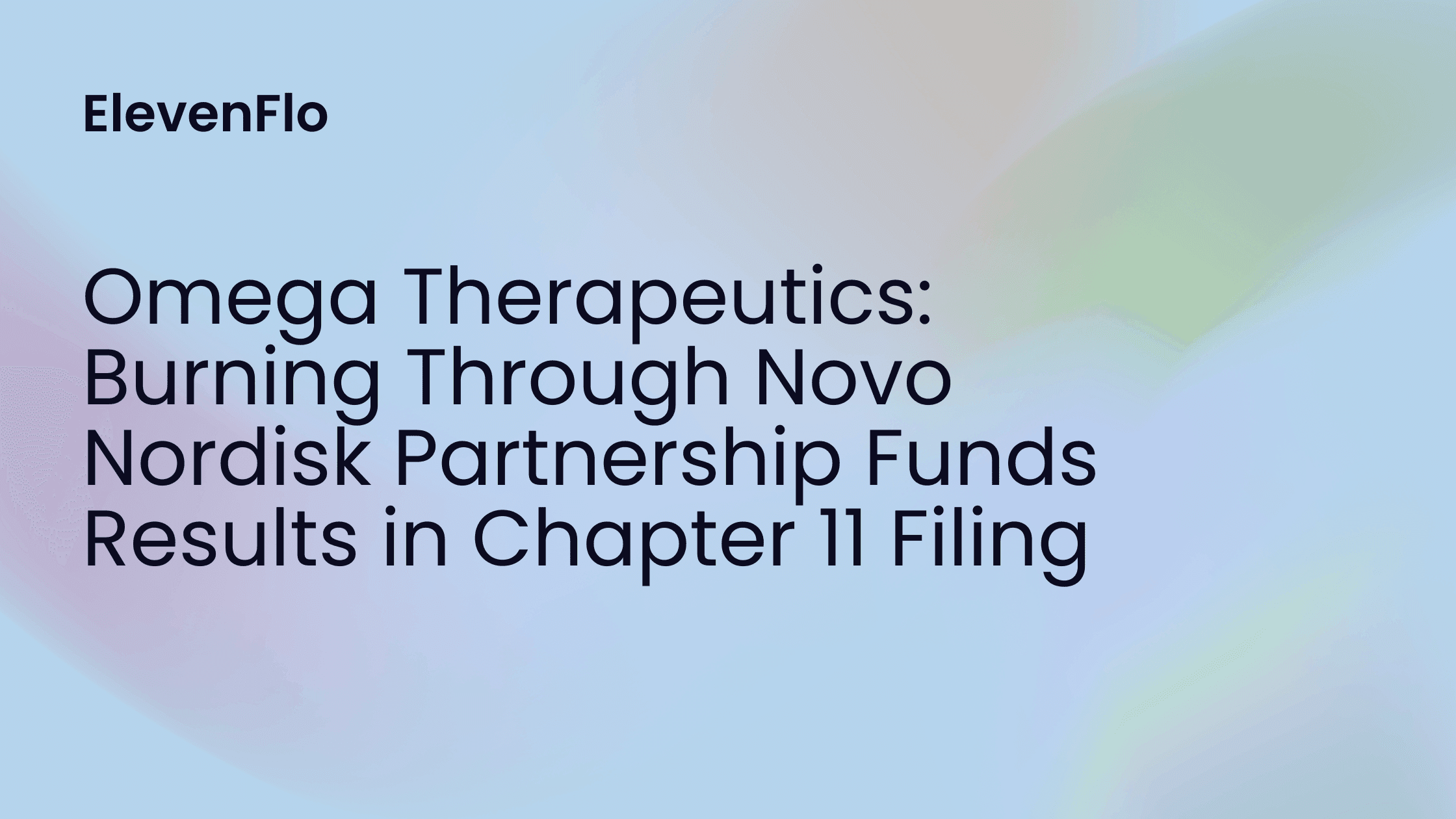 Hero image for Omega Therapeutics Chapter 11 Bankruptcy Filing