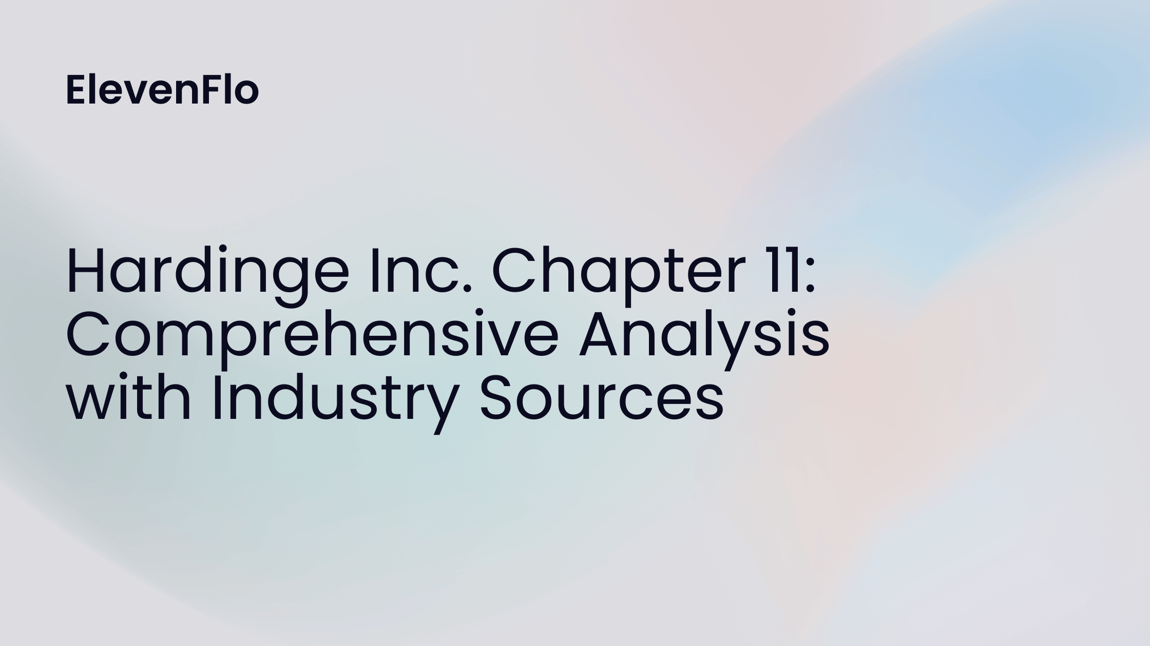 Hero image for Hardinge Inc.: In-Depth Overview & Industry Perspectives